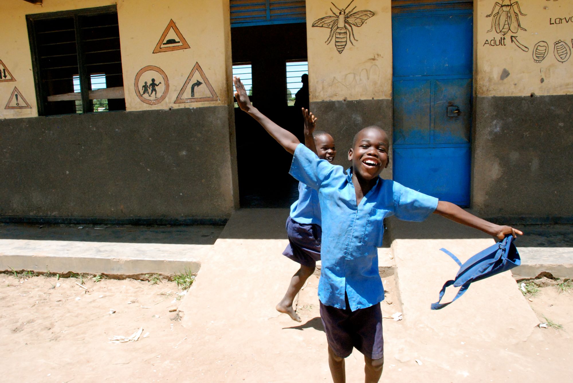 Students at School in Uganda